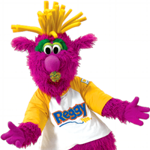 This is Reggy the mascot
